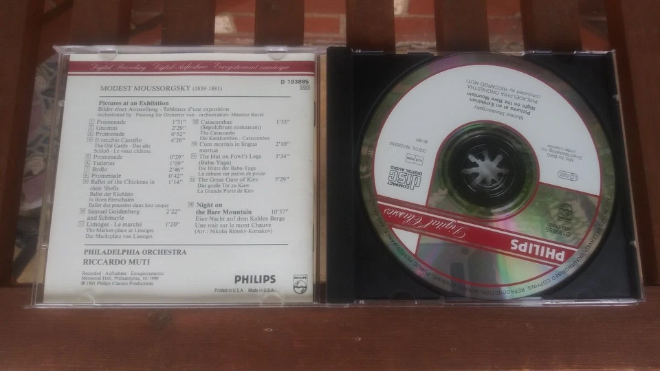 Как новое состояние товара, Муссоргский, Картины на Выставке, Риккардо Мути - Изображение 3 из 4