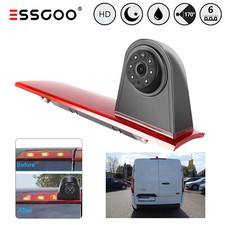 ESSGOO Rückfahrkamera 3. Bremsleuchte 170° Weitwinkel HD Für Ford Transit Custom