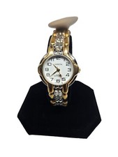 Lot Of 2 Geneva His And Hers Watches Silver/Gold Tone New Batteries Work Great