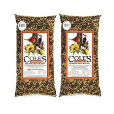 Cole's the Better Wild Bird Feed  Blazing Hot Blend Seed, 20-Pound, 2 Pack