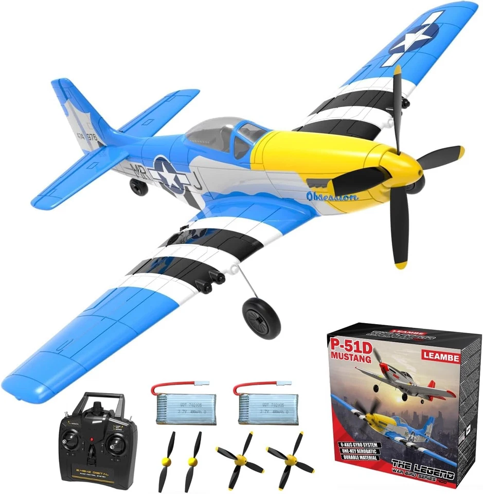 Beginner-Friendly RC Plane with 3 Modes & Stabilization - 12 Minute Flight Time - Image 3 of 4
