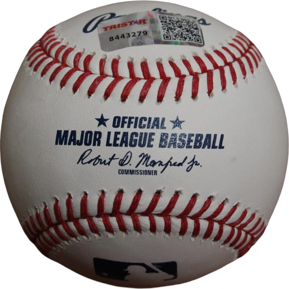 Larry Walker Autographed Colorado Rockies OML Baseball 33 Retired TRI 47370 - Image 3 of 4