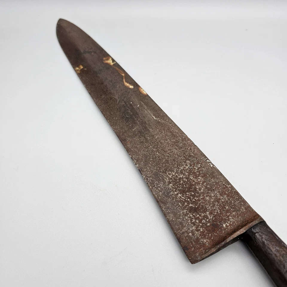 "Cuchillo de chef DEXTER de colección hoja de 14"" mango de madera Full Tang" Foto 4 de 4