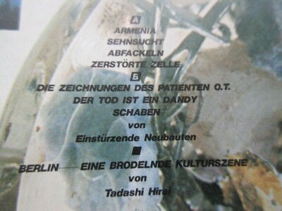 Einsturzende Neubauten Ein Dokument 1985 in Tokyo Japan Cassette