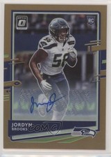 2020 Panini Donruss Optic Rookies Bronze Prizm Jordyn Brooks #107 Auto 0nl0
