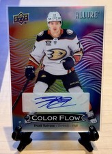 2024-25 Allure Hockey Color Flow Frank Vatrano Full Rainbow Auto CFA-FV Insert