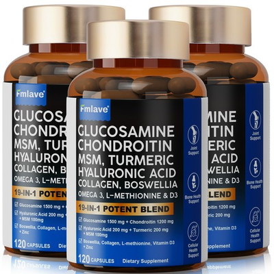#ad Glucosamine Chondroitin MSM Turmeric – Joint Health Supplement Joint Pain Relief $55.99