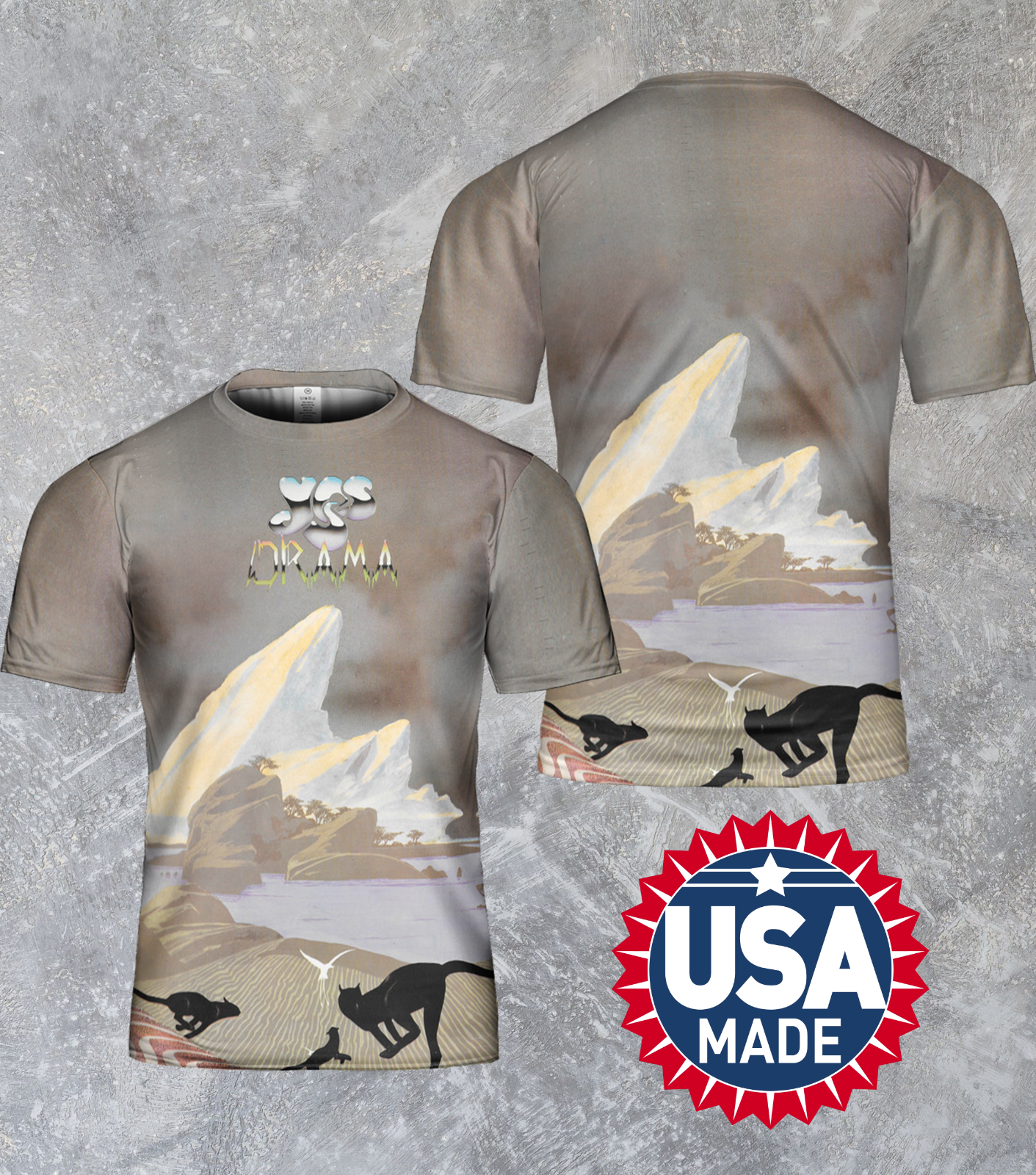 Yes – Drama and Album 3D AOP T-Shirt All Size S To 5XL QT1386