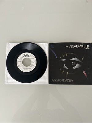 Steve Miller Band Abracadabra PROMO White Label 45/PICTURE SLEEVE Mono/Stereo
