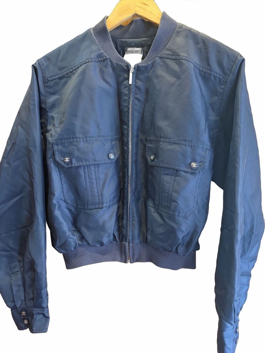 vintage chanel bomber jacket products for sale | eBay