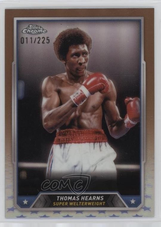 2024 Topps Chrome Bronze Refractor 11/225 Thomas Hearns #24 1o4o