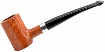 Peterson Natural Finish Silver Mounted Small Tankard Speciality Briar Pfeife (B)