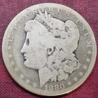 1880 CC Morgan Silver Dollar 1$ Carson City Circulated #99648