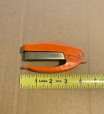 Vtg Orange Swingline Cub Plier 4” Stapler