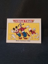 1991 Impel Disney WORLD TOUR #182 GREECE Mickey's Crash Course in Greek