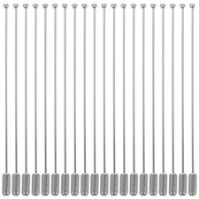 20Pcs Durable Silver Stick Pins for Brooch Accessories DIY Jewelry Making