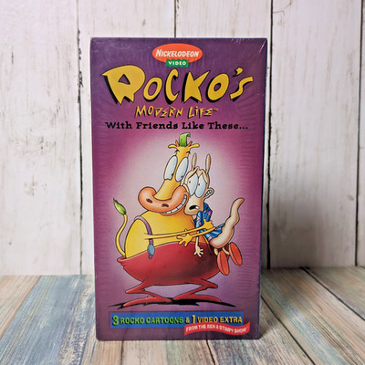 Rocko's Modern Life With Friends Like These Orange VHS 94 Nickelodeon NEW SEALED