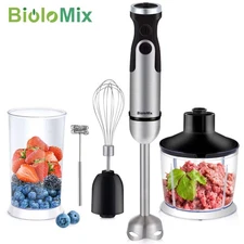 BioloMix 1200W Hand Blender + Grinder + Whisk