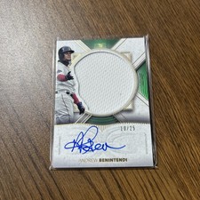 2021 Topps Definitive Andrew Benintendi Relic Auto /25 #ARC-AB