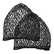  2 pezzi maglia di rayon morbida da donna - rete per capelli all'uncinetto rete per capelli serena per