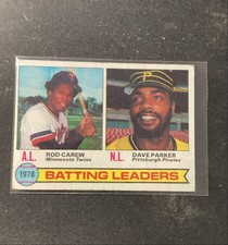 1979 Topps - League Leaders Rod Carew, Dave Parker #1