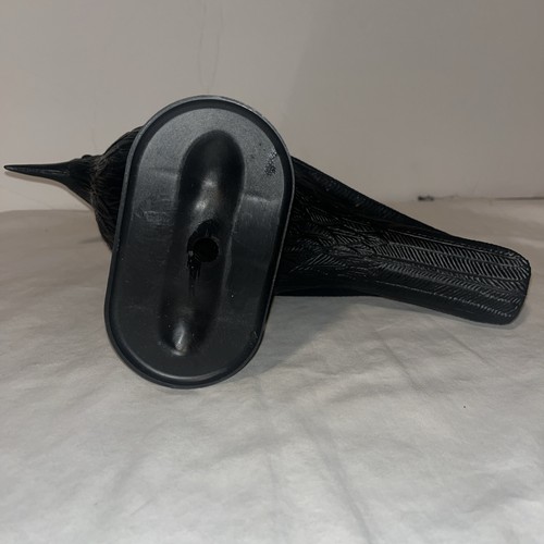 Plastic Fake Black Crow Bird Decoy Halloween Prop Garden Yard - Picture 4 of 4