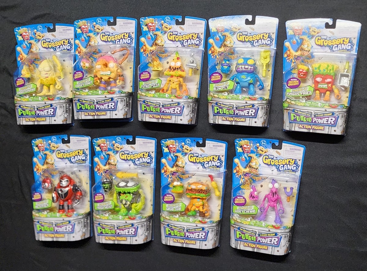 The Grossery Gang Putrid Power Complete ALL Figures! Make an