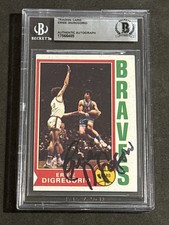 ERNIE DiGREGORIO 1974-75 TOPPS ROOKIE SIGNED AUTOGRAPHED CARD BAS AUTHENTIC
