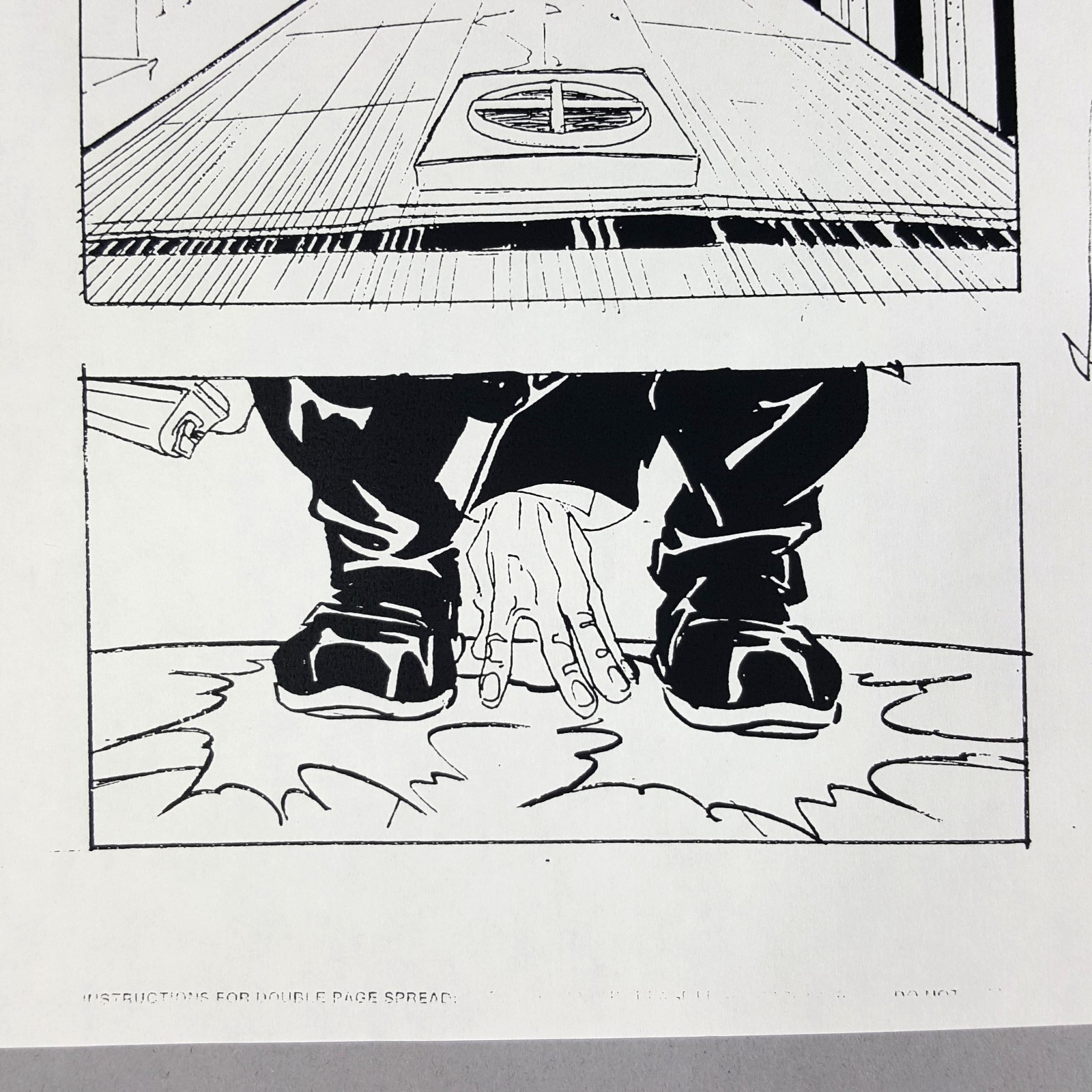 Image 6 of The Matrix Production Used Storyboard Trinity Chase CH62-64 Movie Prop