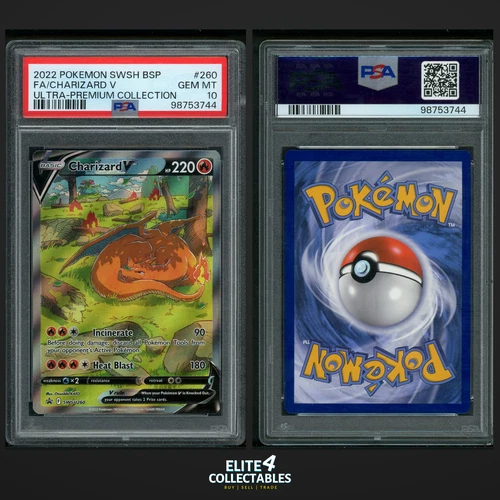 Charizard V SWSH260  - PSA 10 (SWSH Promo)