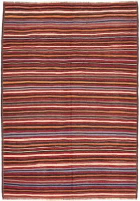 Kelim Bakhtiar Teppich 187x266 cm handgewebt Wolle Persien Unikat Neu