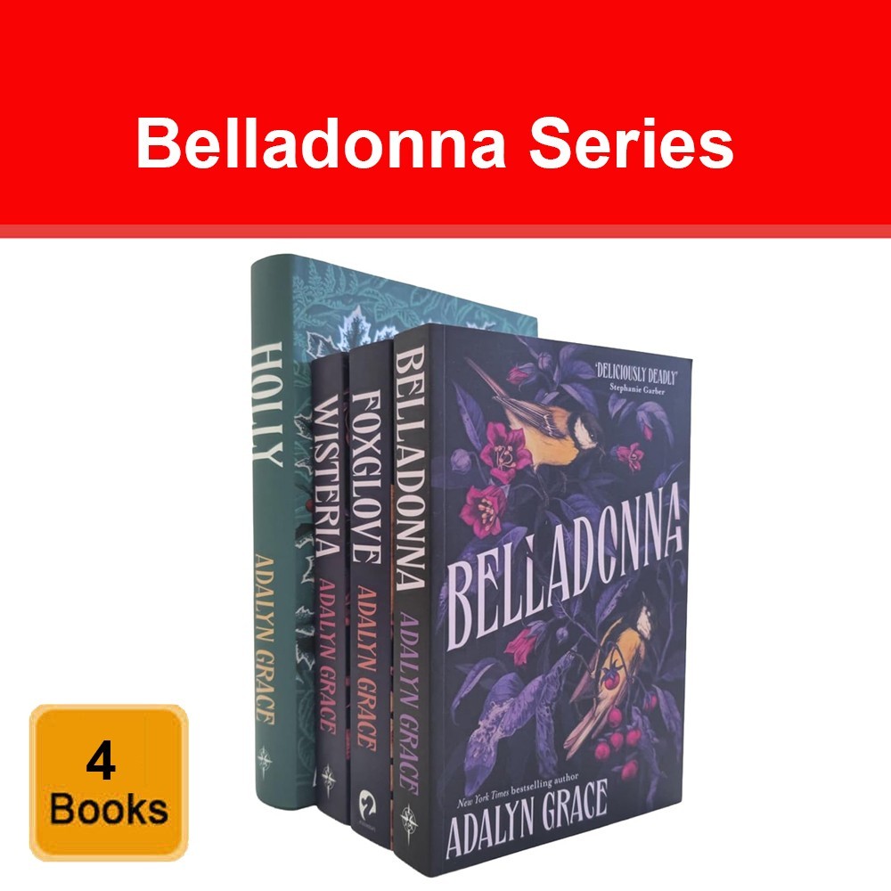 Belladonna Series 4 Books Collection Set By Adalyn Grace Wisteria, Holly