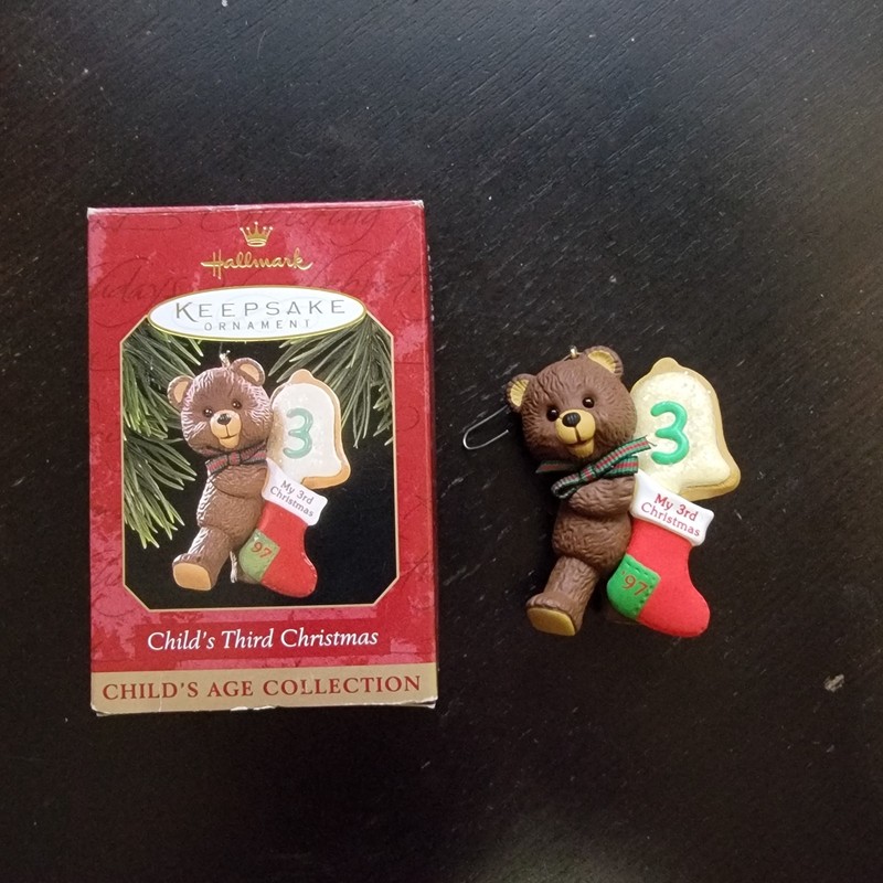 Hallmark Keepsake Ornament - My Third Christmas 1997