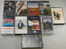 CLASSIC ROCK CASSETTE TAPE BOX LOT OF 25 PC SOME N.O.S.-CLEAN-PLAY TESTED