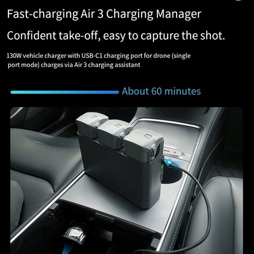 130W Car Charger for Unmanned Aerial Vehicles with Effective Heat Management - Zdjęcie 8 z 12