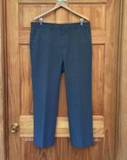 VTG Levi's Size 36 Dress Pants Men s Action Slacks Gray Polyester Made in USA
