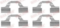 ZubehÖRsatz Scheibenbremsbelag Hinten Quick Brake 109 1684 FÜR CitroËN