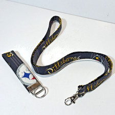 Handmade NFL Pittsburgh Steelers 20  Lanyard And 5  Keychain