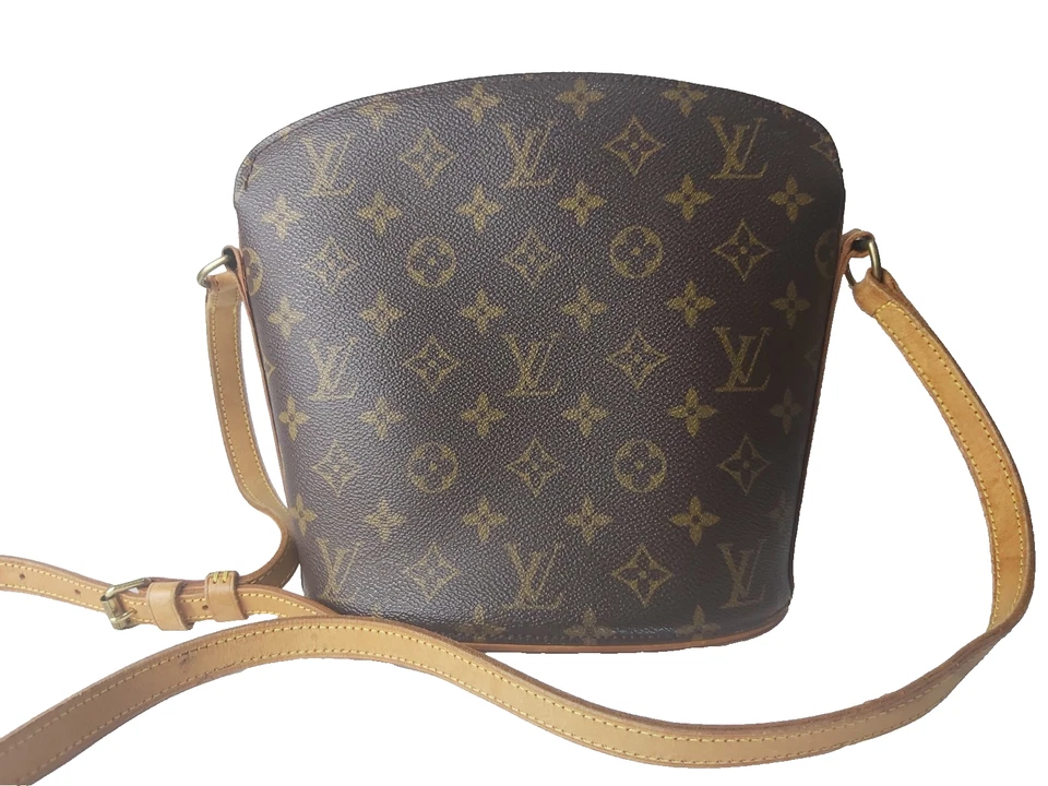Authentic Louis Vuitton Monogram Drouot Shoulder Cross Body Bag - Image 3 of 4