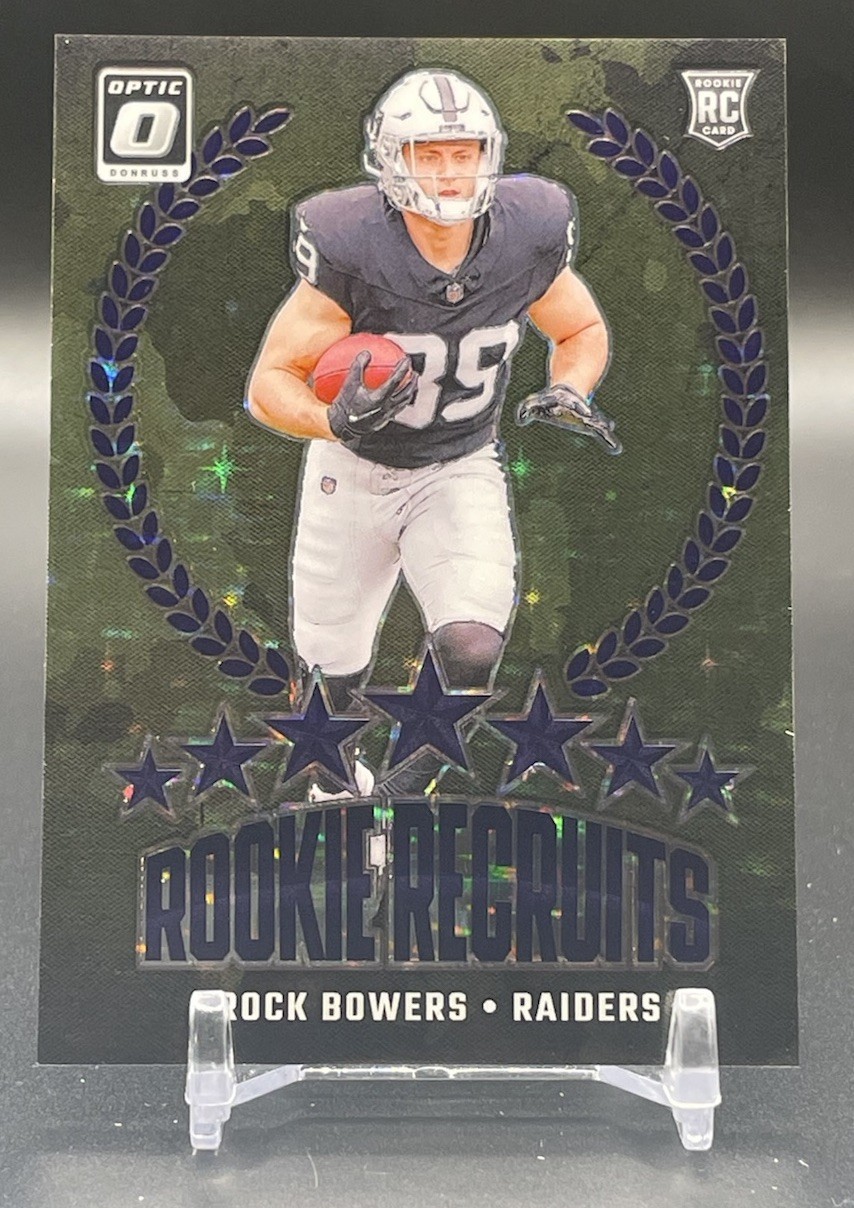 2024 Donruss Optic Brock Bowers Rookie Recruits Purple Stars /25 #6