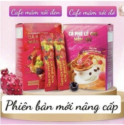 Phiên Bản Mới Combo 1 Café Le Gai Mam Xoi + 1 Cafe Bua Mam Xoi  (1 Hộp 15 Gói)