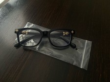Chrome Hearts Black Full Rim Eyeglasses Gold ...
