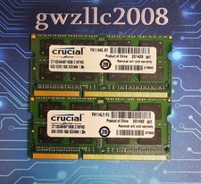 16GB 2x8GB PC3L-12800s DDR3-1600MHz 2Rx8 Non-ECC Crucial CT102464BF160B.C16FND