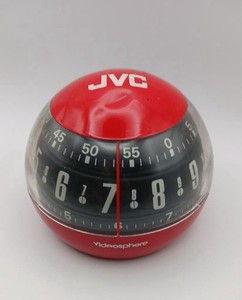 VINTAGE JVS SPACE AGE ALARM CLOCK 1970s WORKING Distinctive Spherical