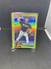 2026 Topps Series 1 #185 Tomoyuki Sugano Yellow Rainbow Foil /399 - Orioles