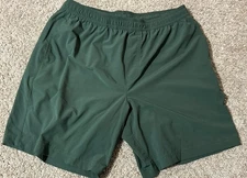NWOT Dark Green Lined 7” Inseam CHUBBIES Shorts