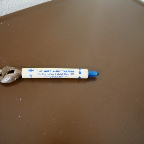 Vintage Promotional Bottle Can Opener Springfield IL