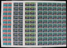 NEW ZEALAND 1980 Large harbours set in sheets MNH **. FV $140, CP cat $355.