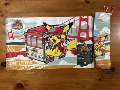 Pokemon TCG 2016 San Francisco World Championships Competitor Playmat with  Bag