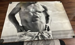 Abercrombie And Fitch Vintage Store Poster Rare Huge 101in x 76in Used As Is ￼